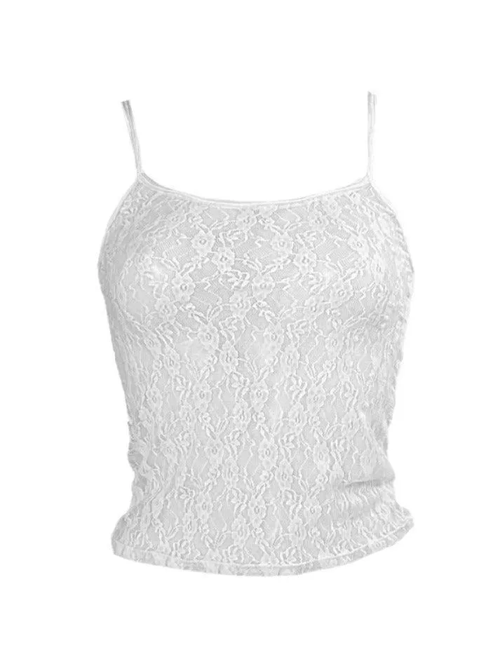 All Over Lace Slim Cami Top