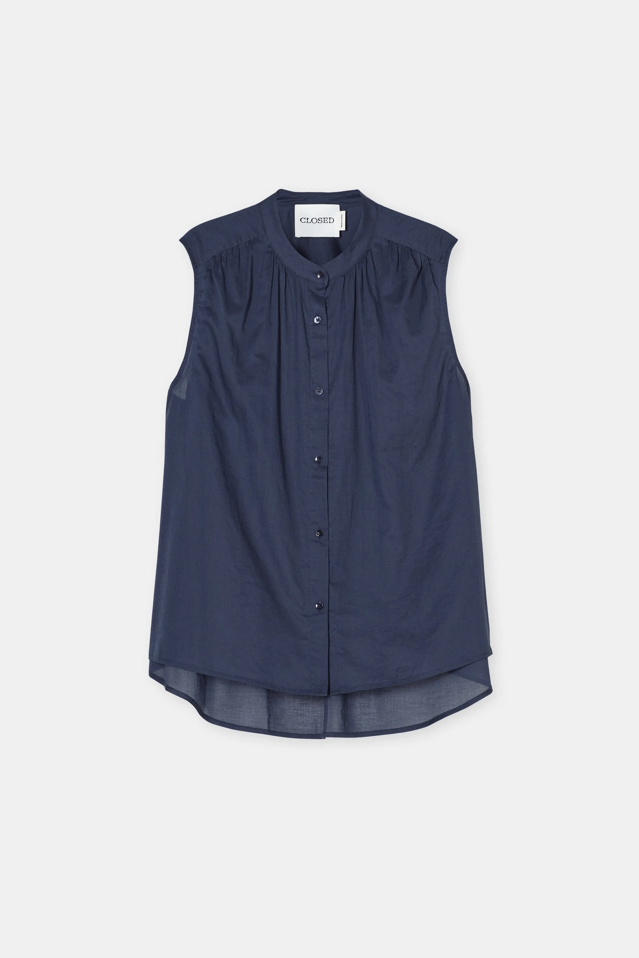 CLOSED WOMENS COTTON VOILE BLOUSE - 2 COLORS