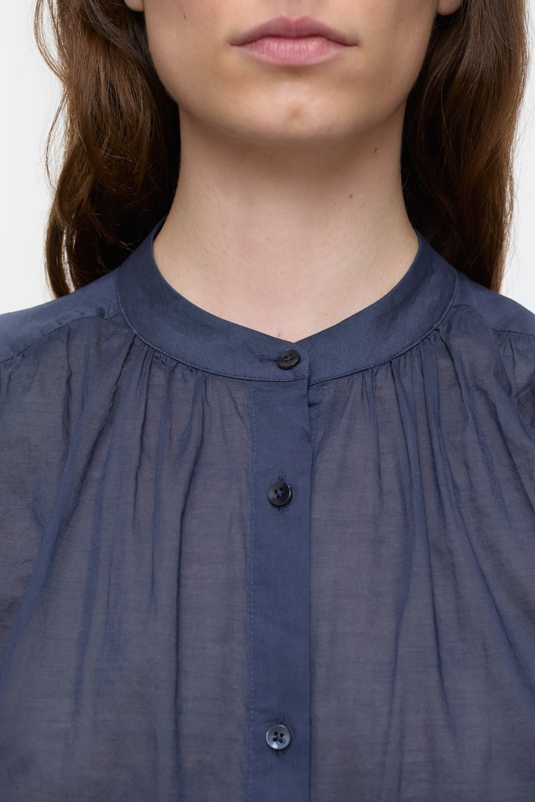 CLOSED WOMENS COTTON VOILE BLOUSE - 2 COLORS