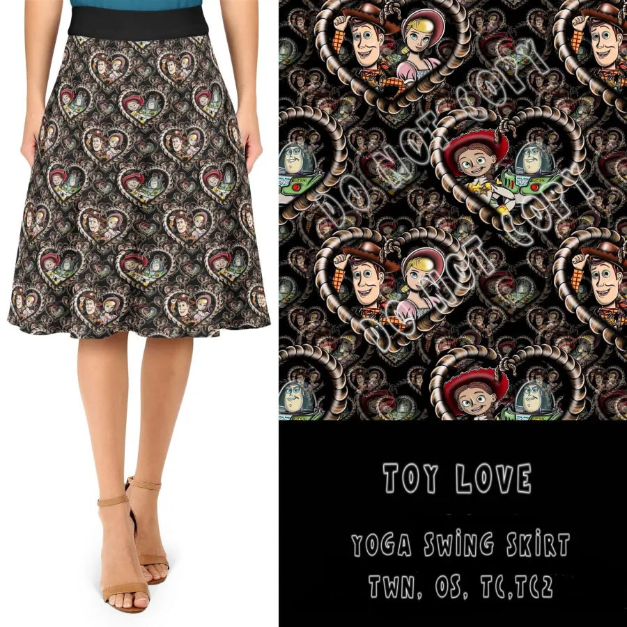 Custom Buttery Soft Swing Skirt with Pockets - Toy Love