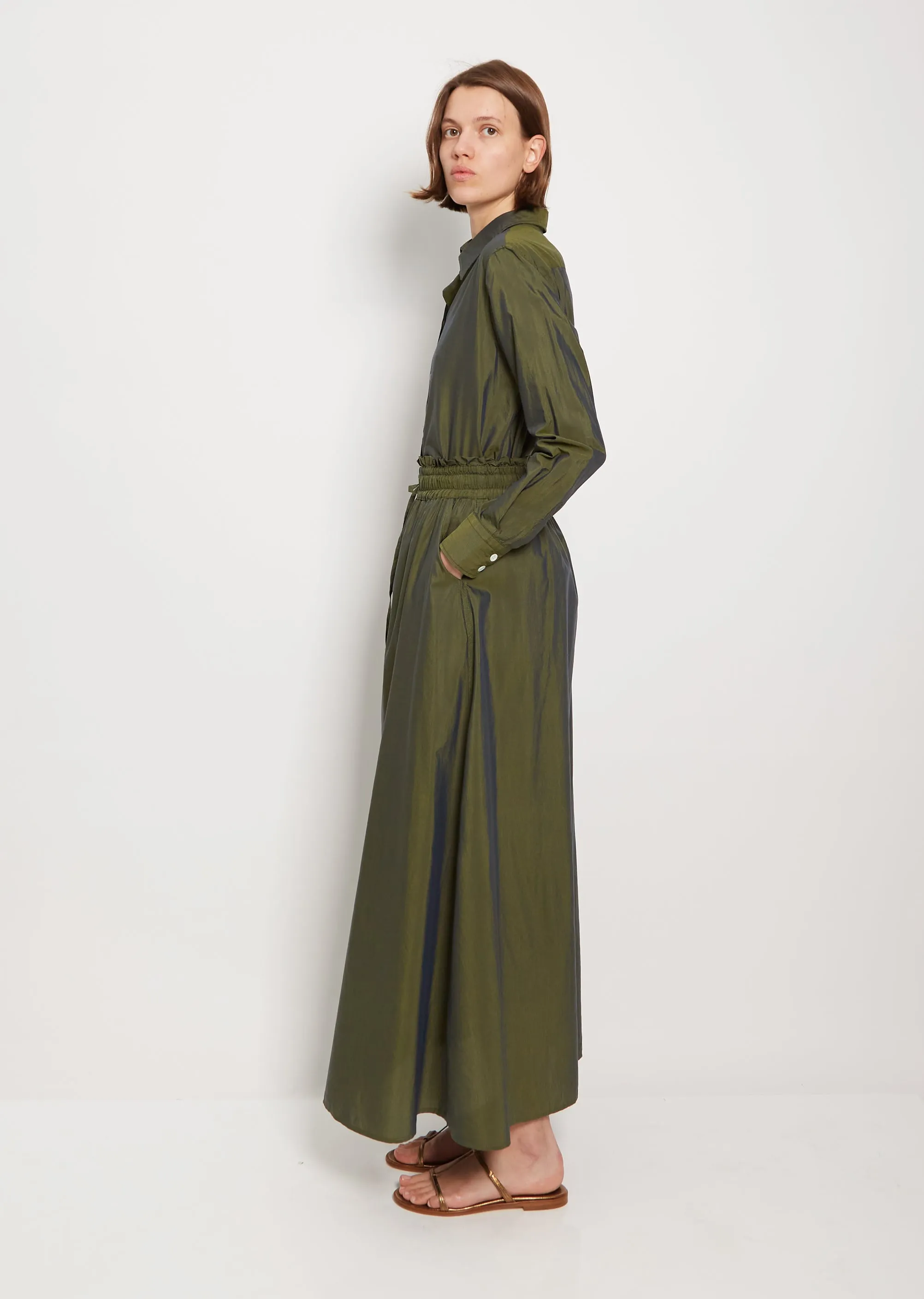 Farah Cotton Silk Blend Skirt — Moorland