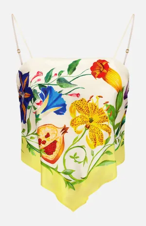 Flores Scarf Top