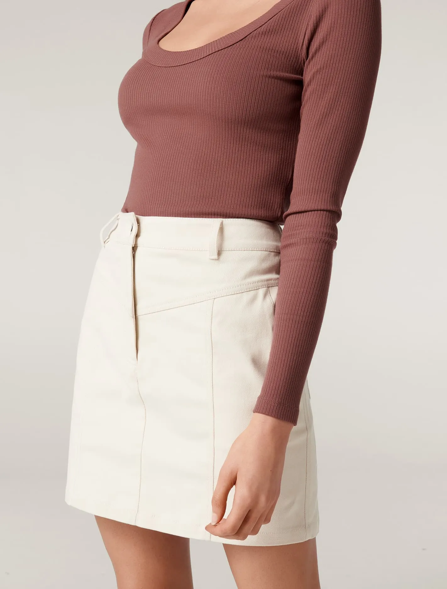 Haisley Cotton Mini Skirt