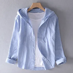 Ivyshape | Breathable Linen Woman T-Shirt