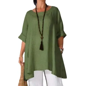 Ivyshape | Casual Loose-Fit Oversized Blouse for Women