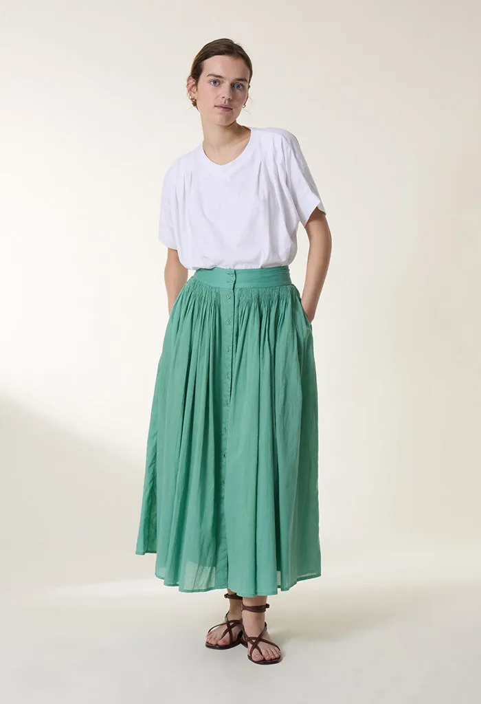 Jiotto Plain Skirt - Celadon
