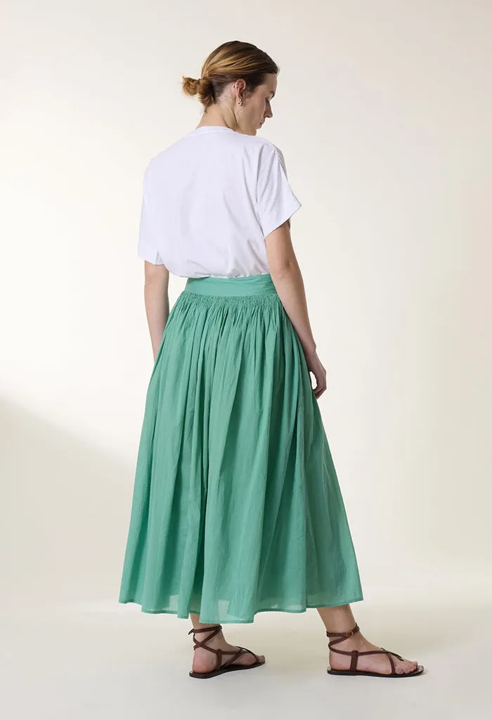 Jiotto Plain Skirt - Celadon