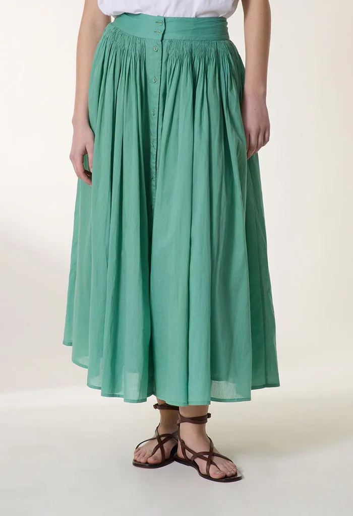Jiotto Plain Skirt - Celadon