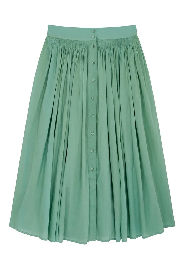 Jiotto Plain Skirt - Celadon