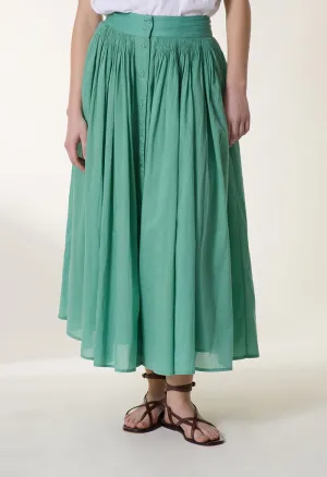 Jiotto Plain Skirt - Celadon