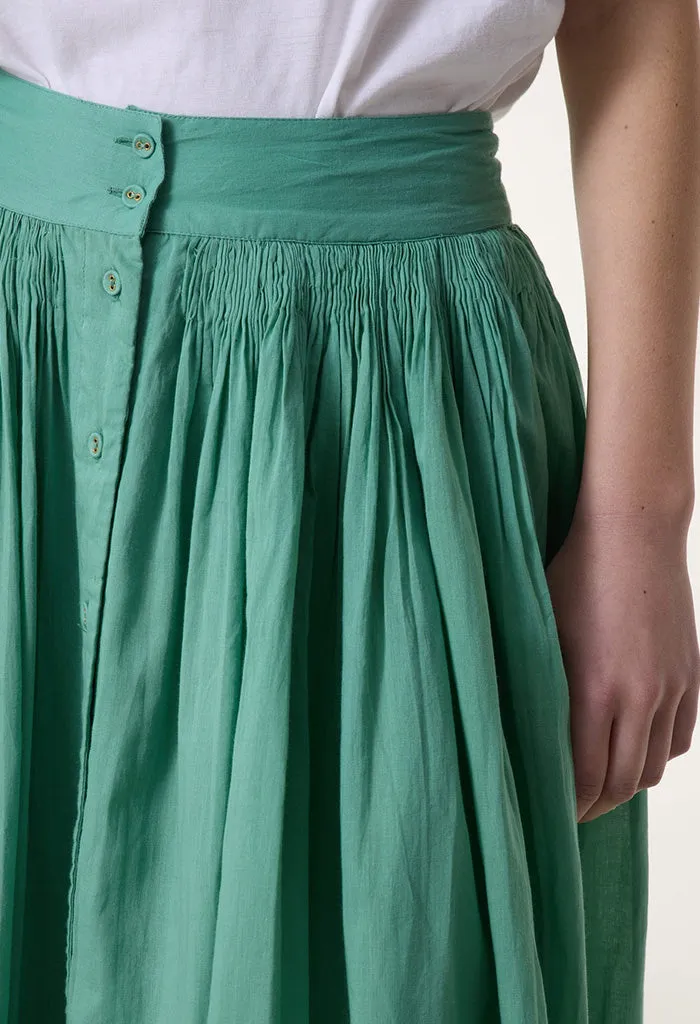 Jiotto Plain Skirt - Celadon