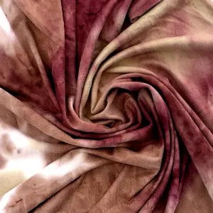 Mauve/Ivory | Double Brush Tie-Dye Jersey - SKU 6945A #U128