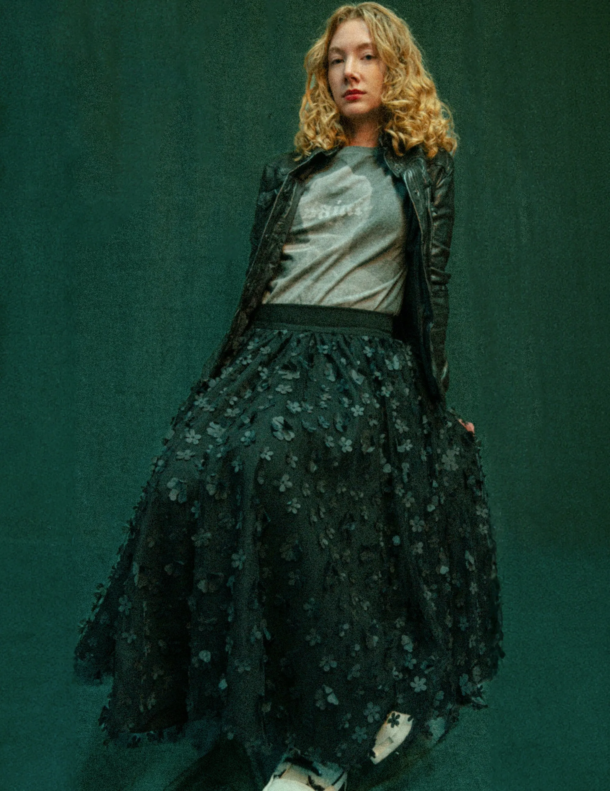 Mesh Maxi Skirt