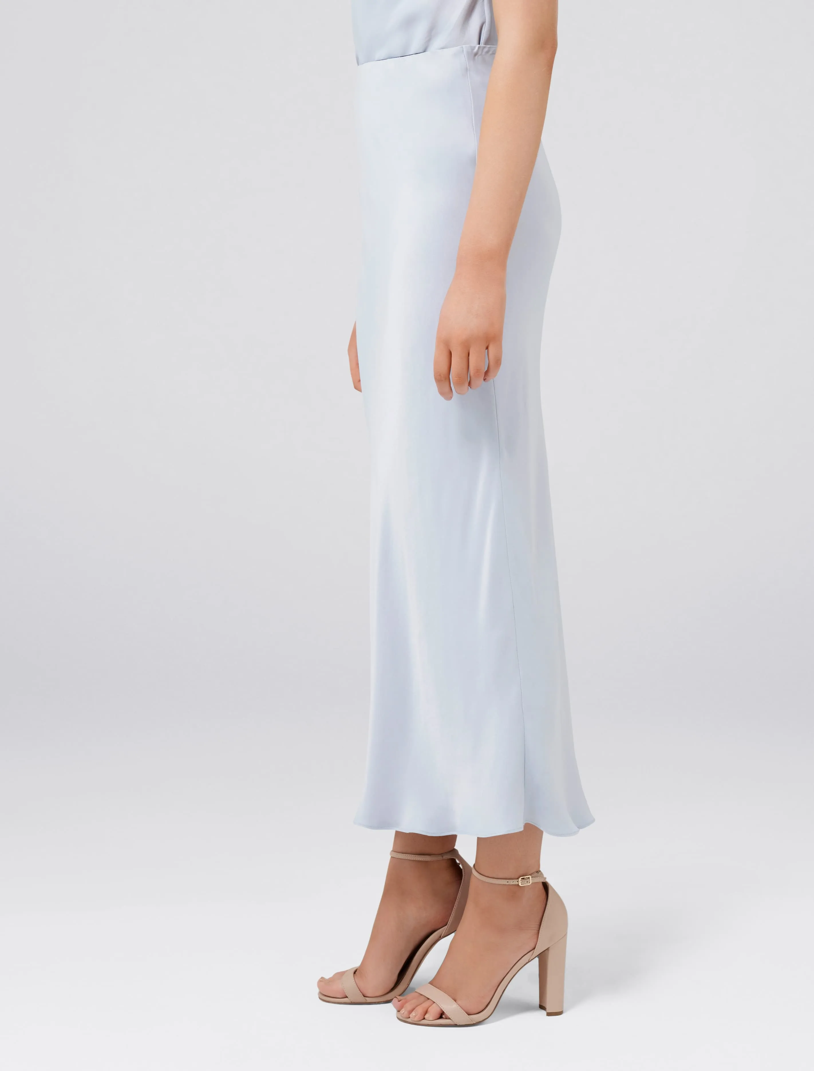 Mia Satin Slip Skirt