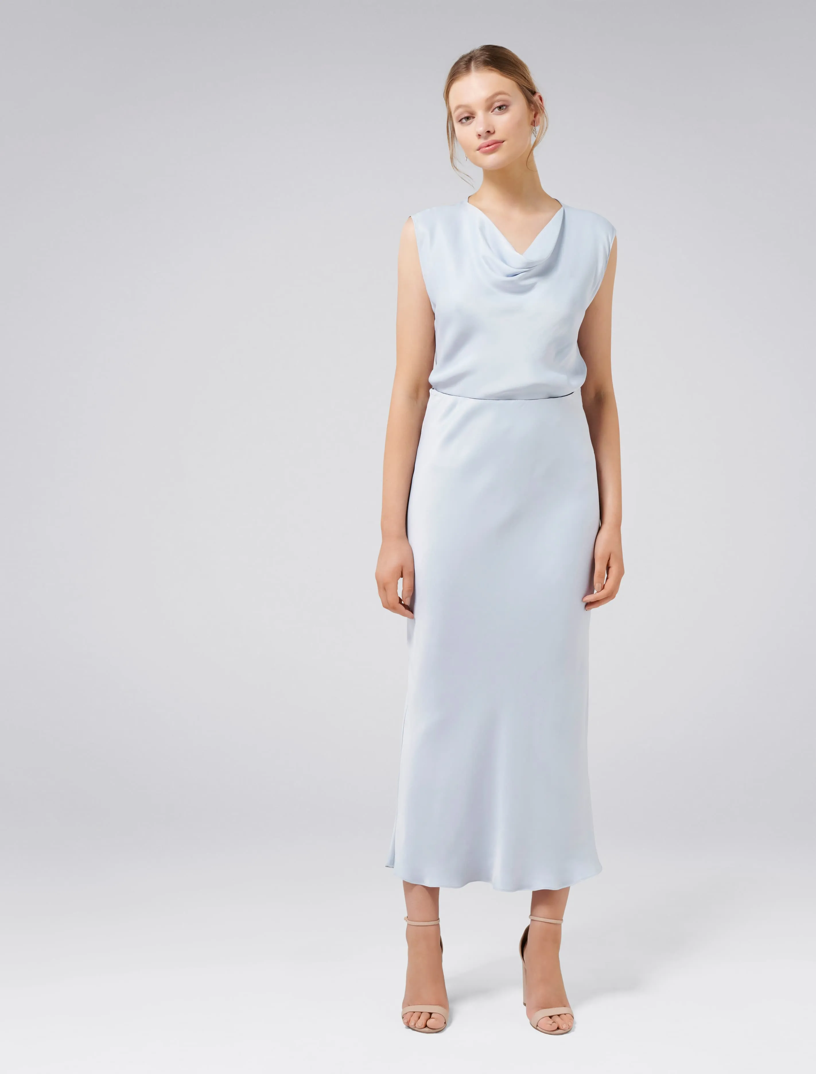 Mia Satin Slip Skirt