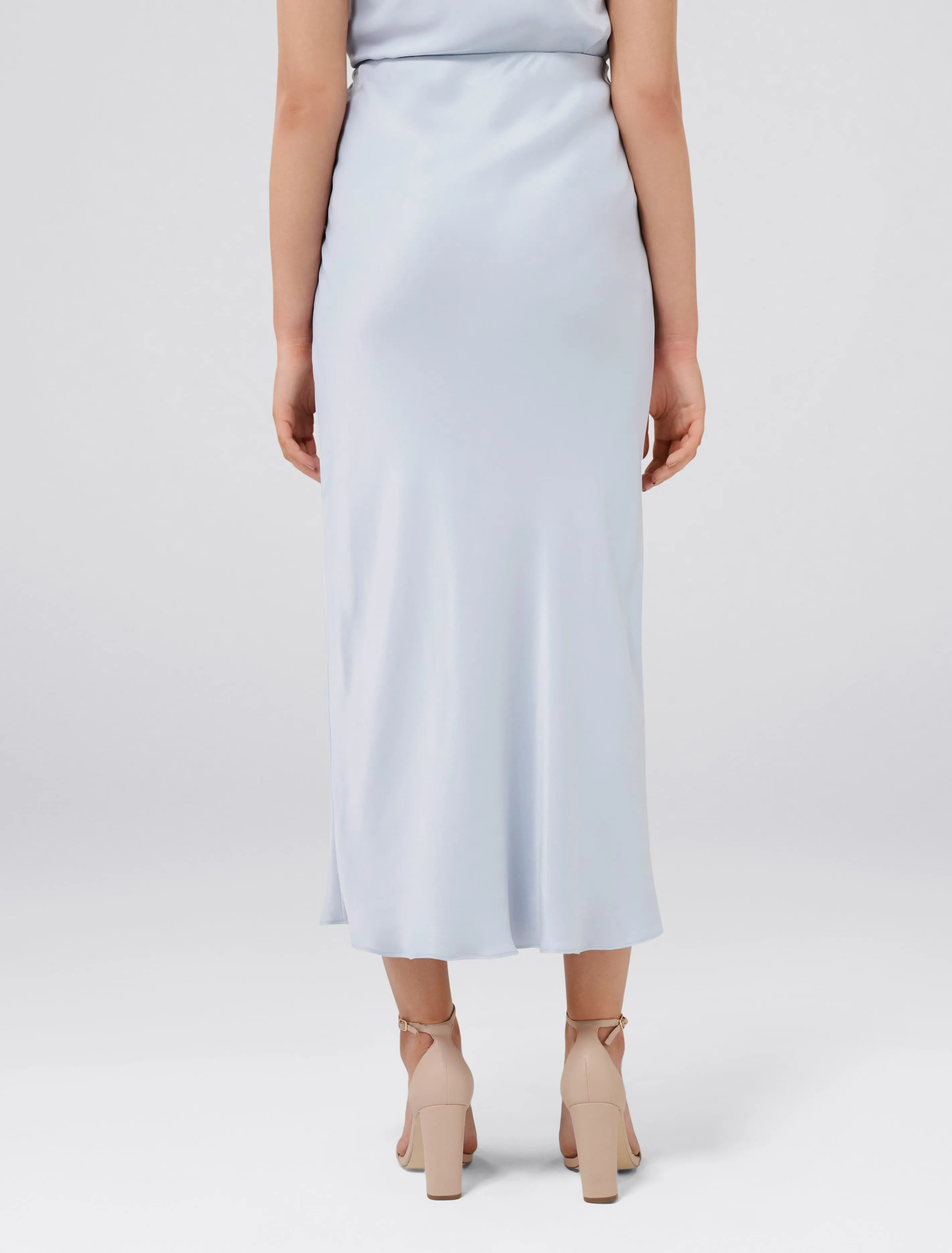 Mia Satin Slip Skirt