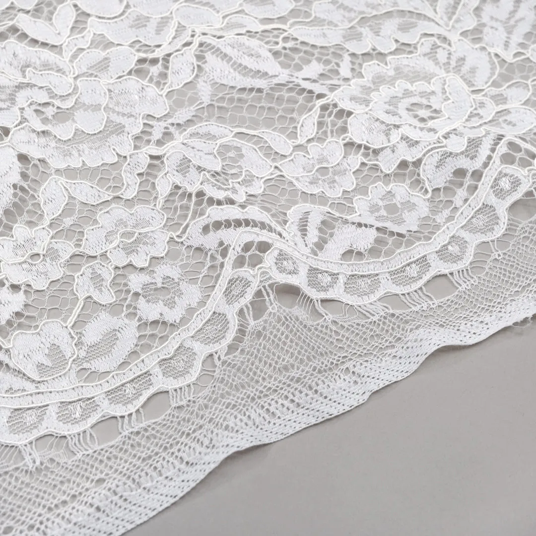 Nightingale Corded Lace - Pearl