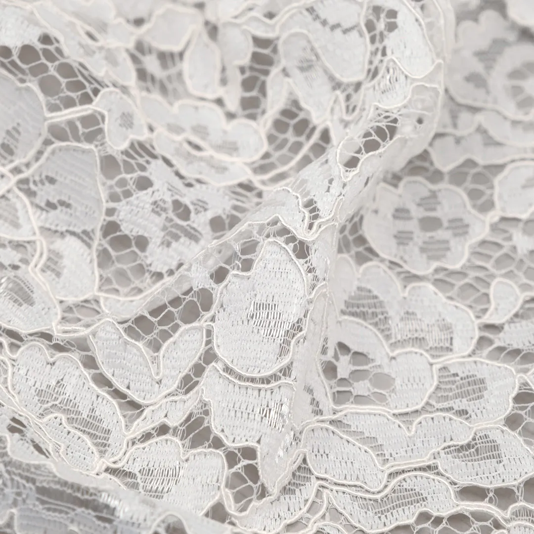 Nightingale Corded Lace - Pearl
