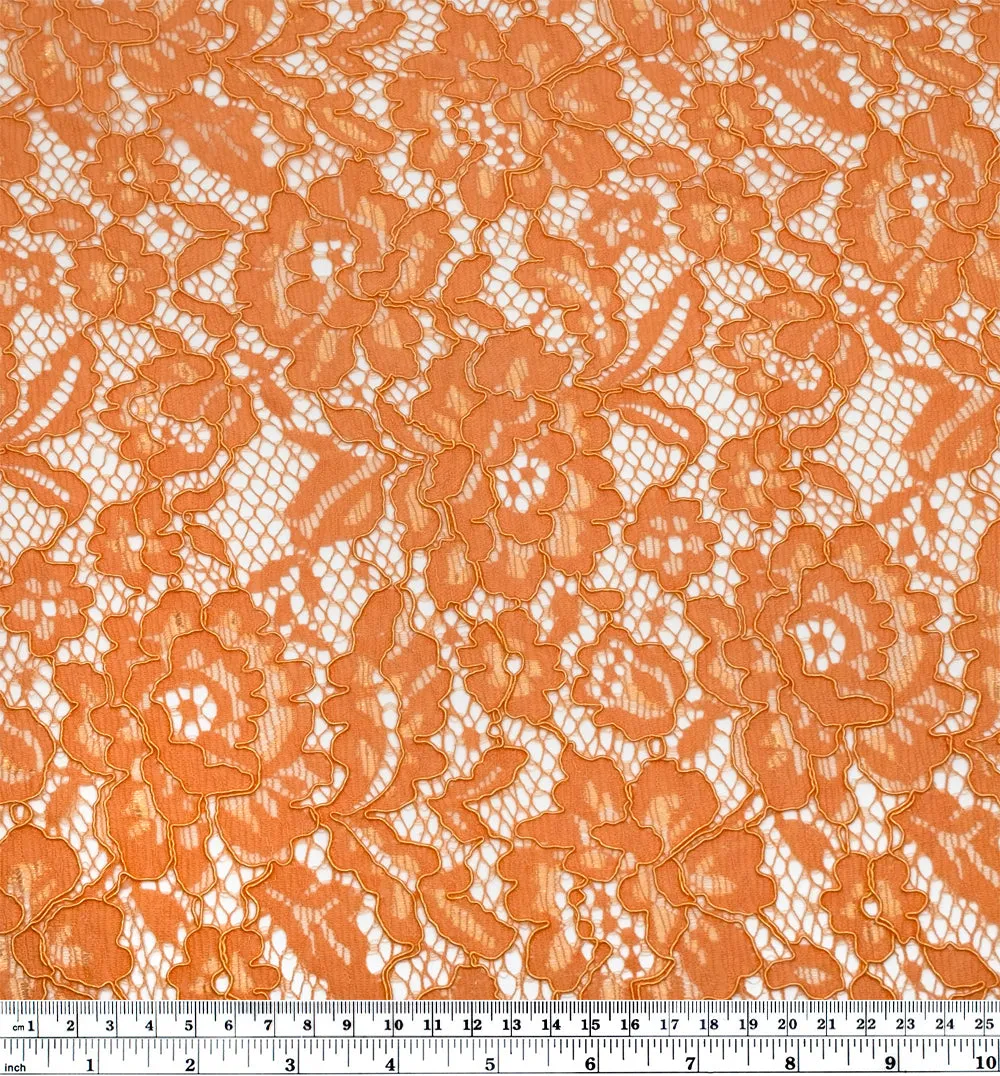 Nightingale Corded Lace - Sherbert