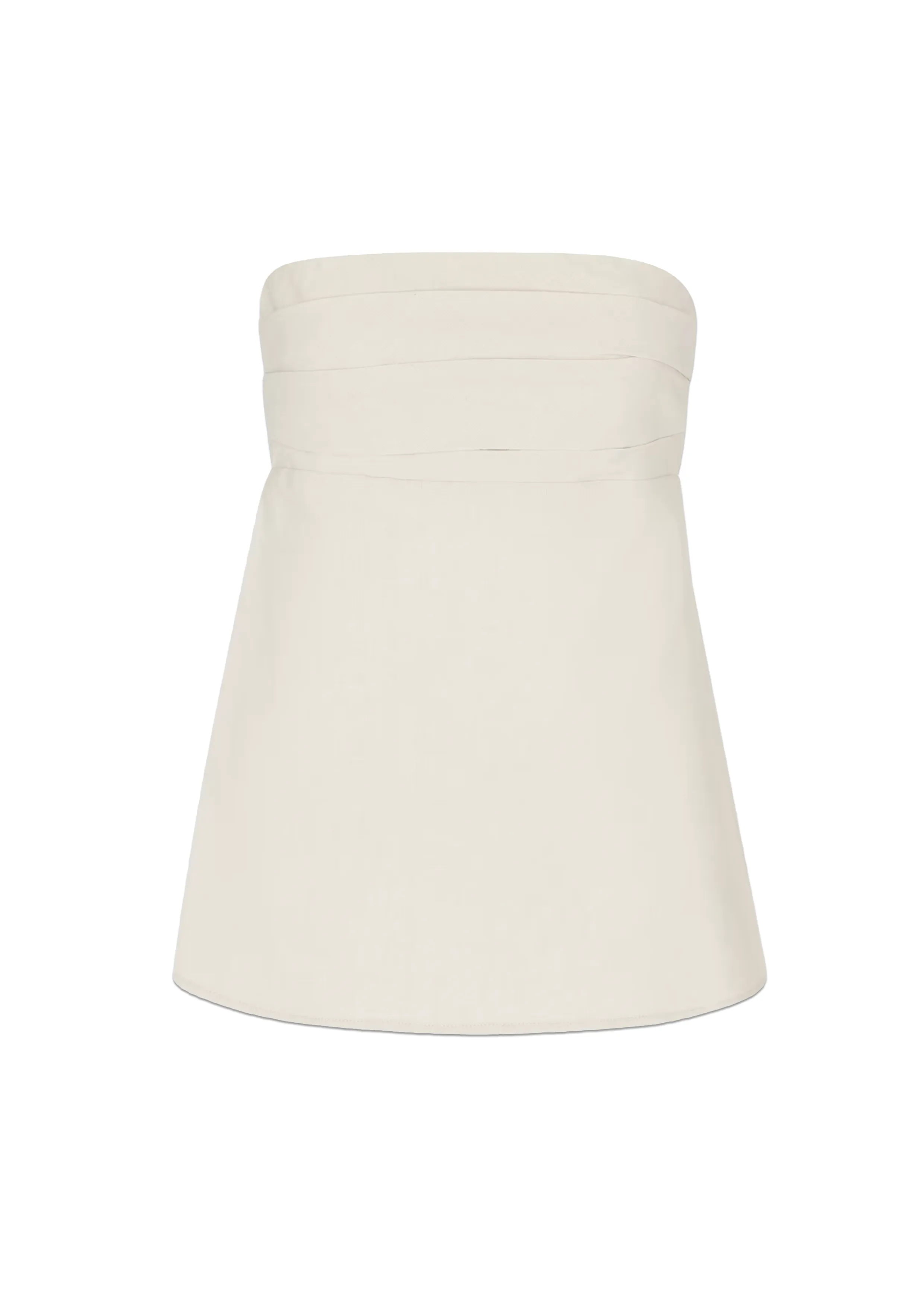 Oatmeal Lula Linen Blend Bandeau Top