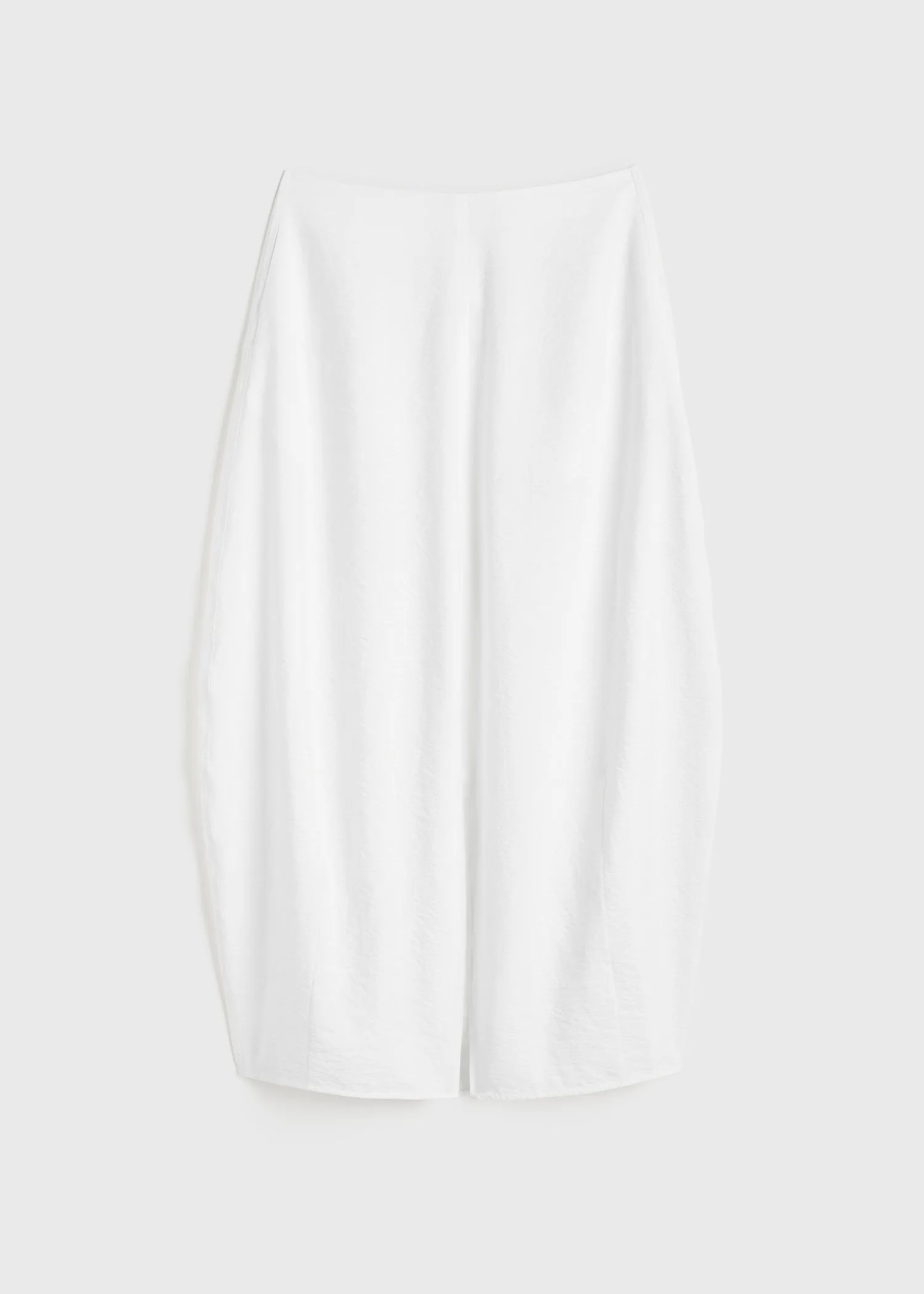 Parachute skirt white petite