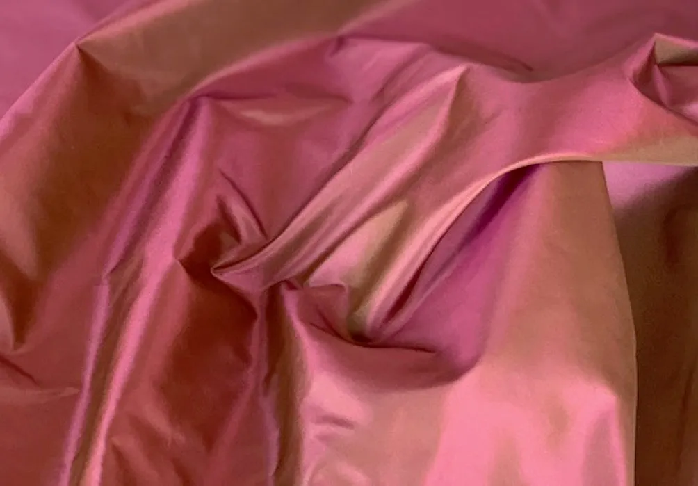 Rose Bronze Silk Taffeta (Made in Italy)