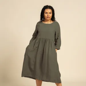 Smock Dress Lucy Stone Green