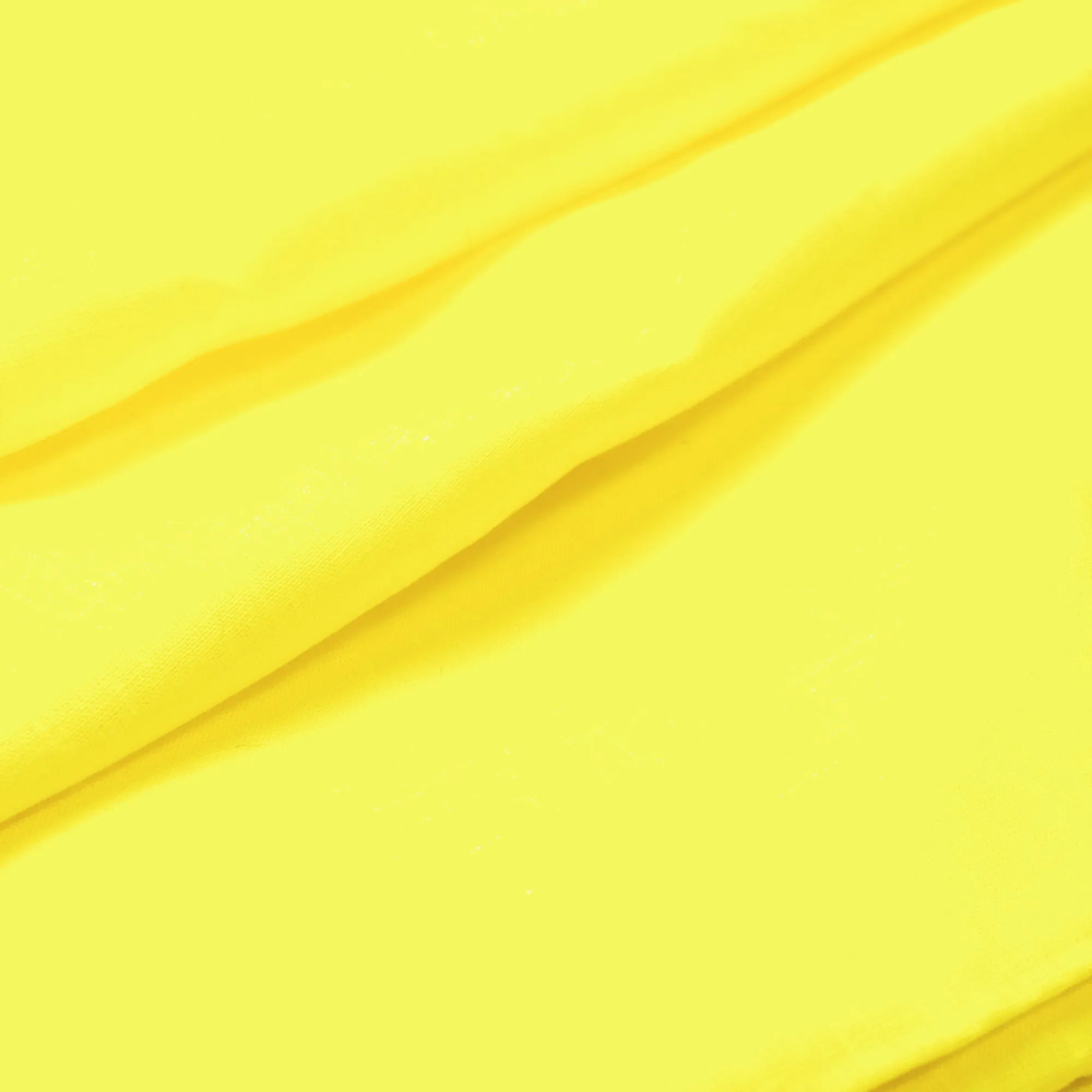 Washed Plain Pure Linen Fabric (Width 58'') - Lemon Yellow